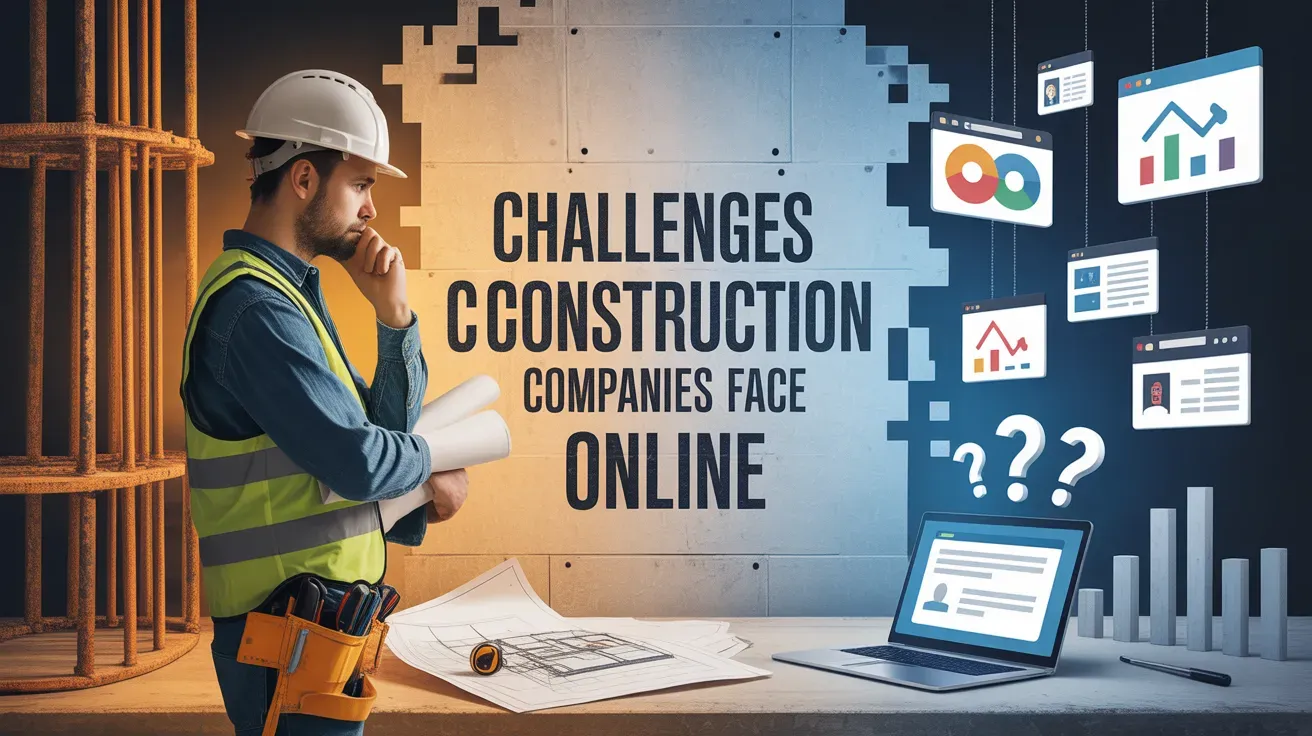 Challenges construction companies face online